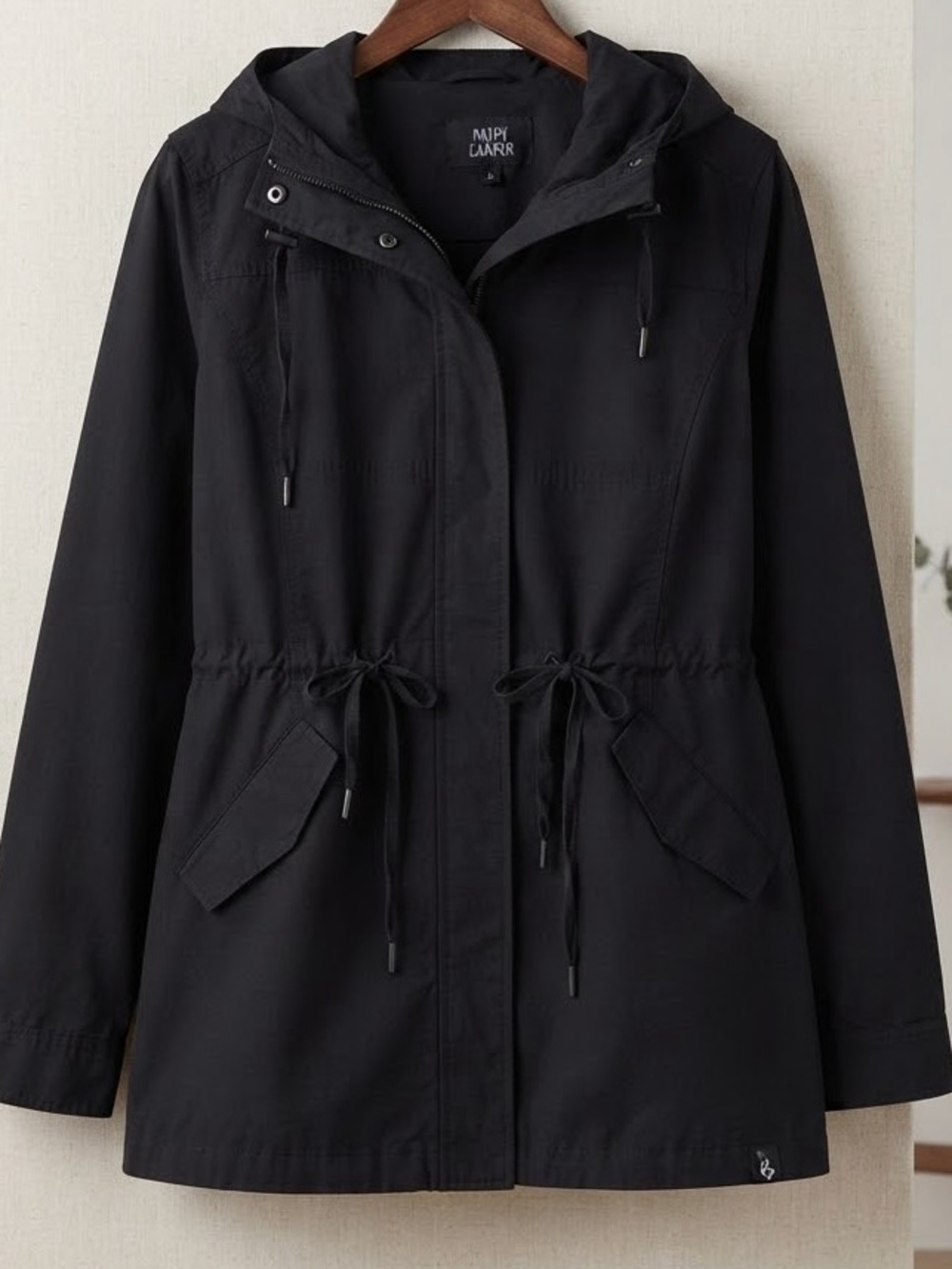 Torrid Women's Black Hooded Anorak Jacket
